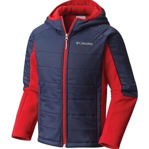 Columbia Kids Jacket - Navy and Red